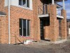 Driveway poured and stencilled.